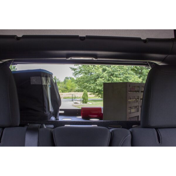 4-Door, Steel, Black powder coated, Includes mounting hardware, Usable Rack Space is 34-1/4 in. x 19-3/16 in.