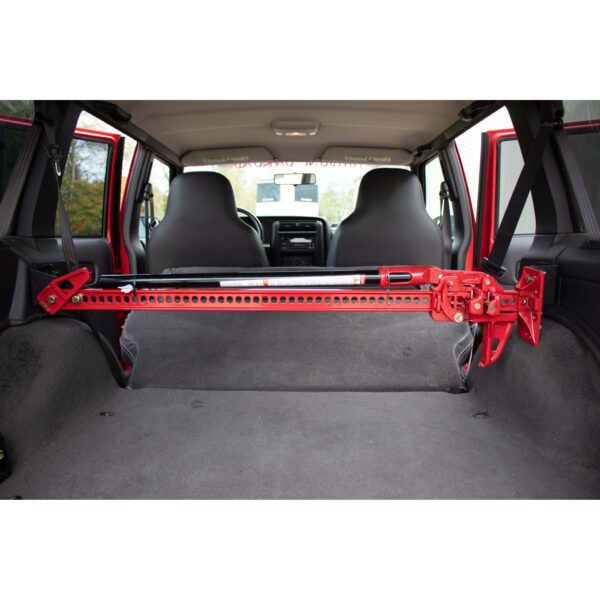Black textured powder coat, All hardware included