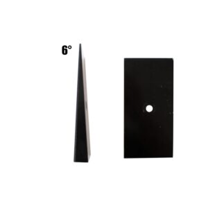 Black Powder Coat, Steel, Sold as a pair