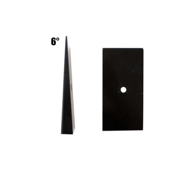 Black Powder Coat, Steel, Sold as a pair