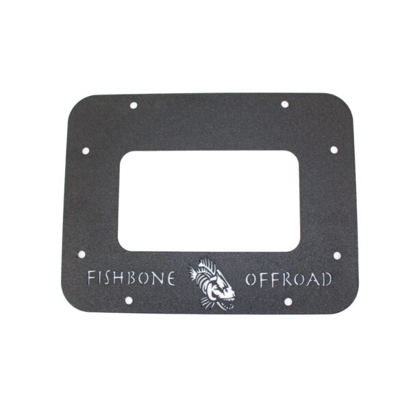 Black textured powder coat, Aluminum