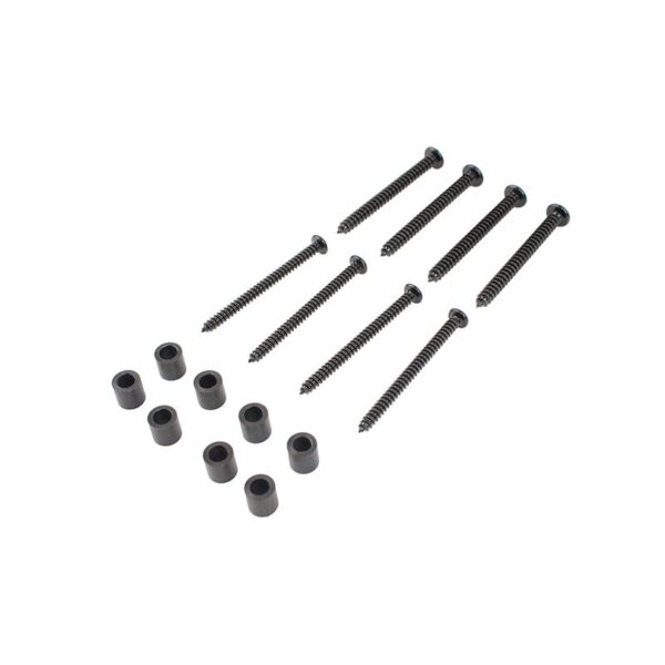 Black textured powder coat, Aluminum, Sold as Pair