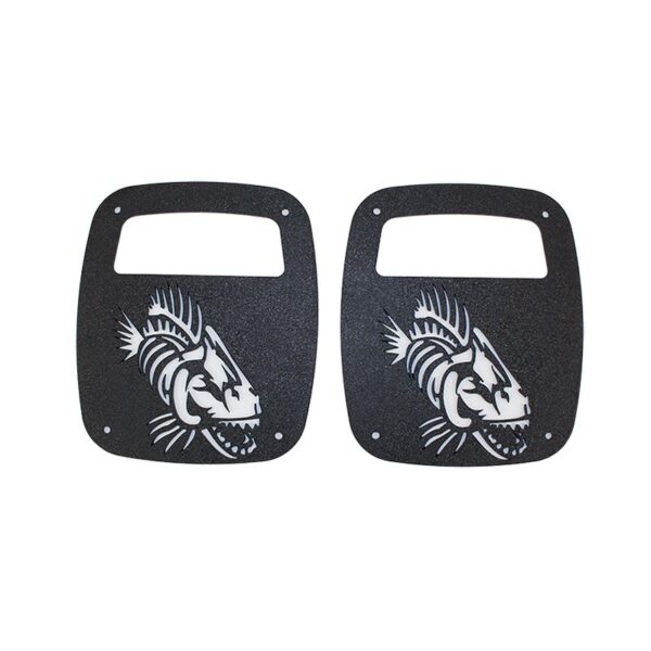 Aluminum, Textured Black powder coat, Includes all screws and spacers, Sold as a pair