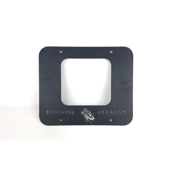 Black textured powder coat, Aluminum