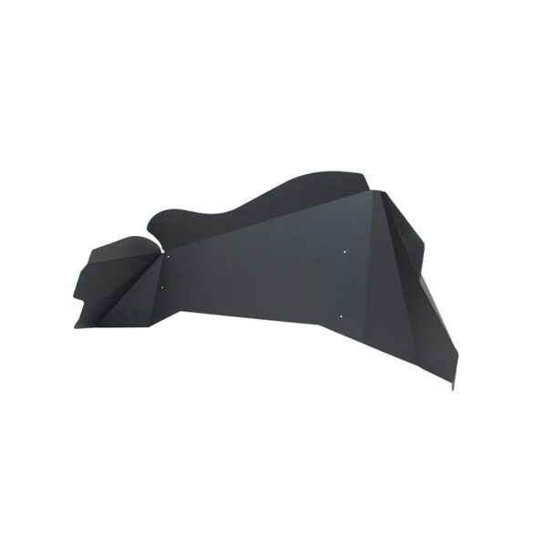 Black powder coat, Aluminum, Set of 2 (Rear)