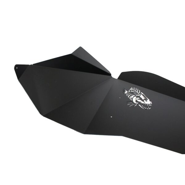 Black powder coat, Aluminum, Set of 4
