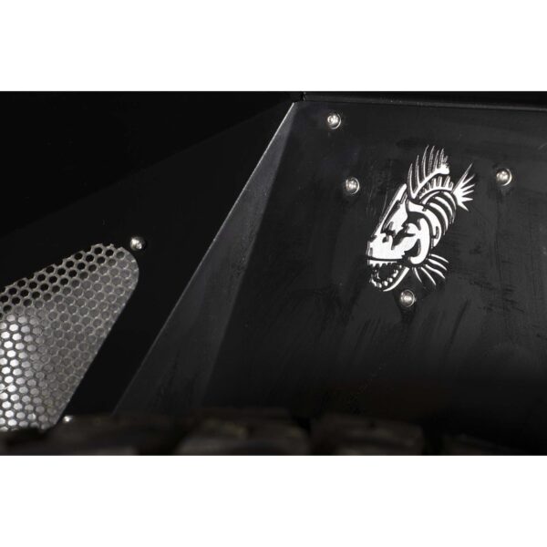 Black powder coat, Aluminum