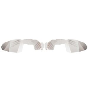 2-Door, 4-Door, Raw Aluminum, Set of 2 (Front)