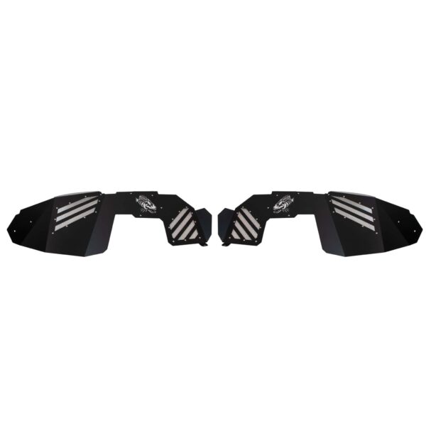 Black powder coat, Aluminum, Set of 2 (Front)