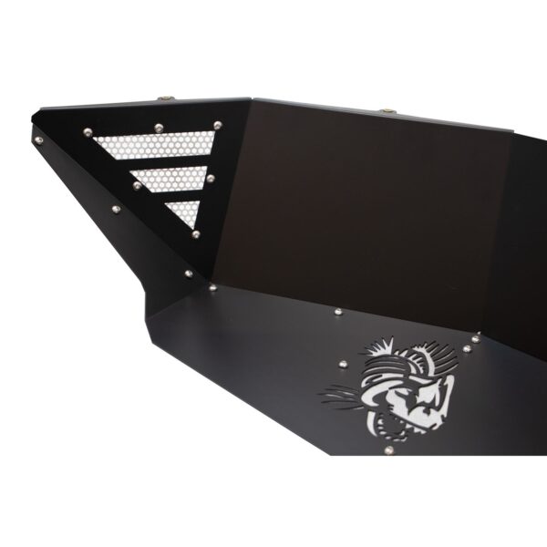 Black powder coat, Aluminum, Set of 4
