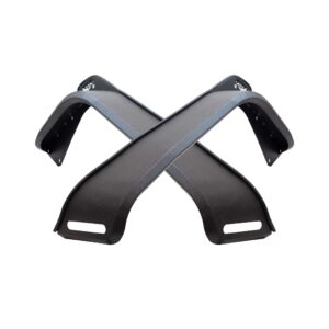 Textured black powder coat, Steel, Stainless steel hardware