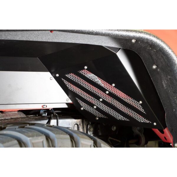 Black Powder Coated Aluminum, Set of 2 (Rear)