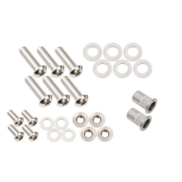 Black Powder Coated Aluminum, Set of 2 (Rear)