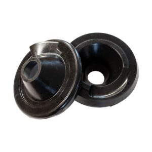 Black, High density polyurethane, Sold as a pair