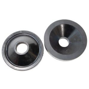 Black, High density polyurethane, Set of 2 (Rear lift only)