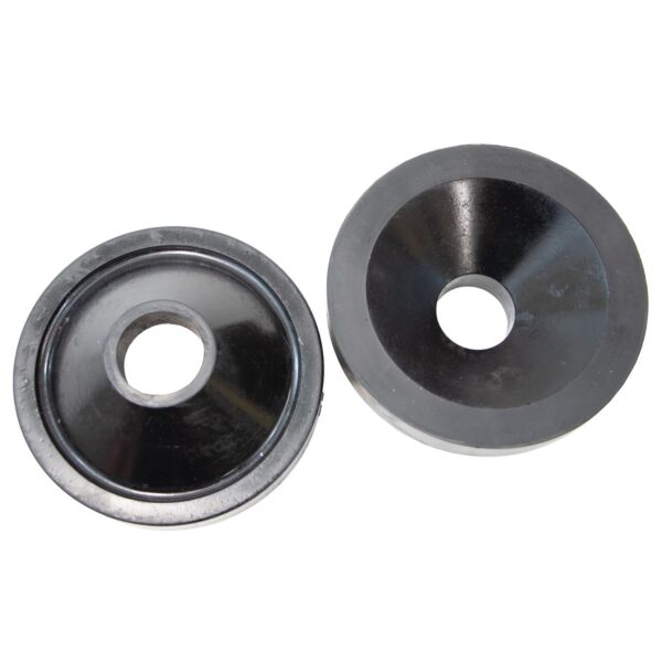 Black, High density polyurethane, Set of 2 (Rear lift only)