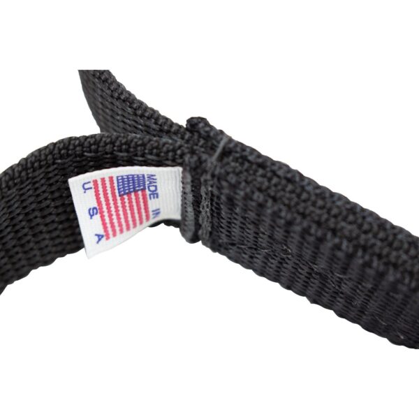 High-quality black nylon webbing, Heavy duty molded rubber handle