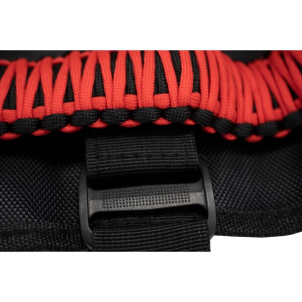 High-Quality Nylon Webbing, Red Paracord, Sold as a pair