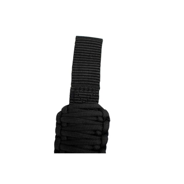 High-quality black nylon webbing, Heavy duty Black Paracord handle, Sold as a pair