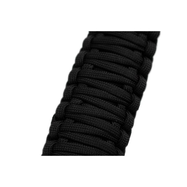Black Paracord handle, high-quality Black nylon webbing, Heavy duty Paracord handle