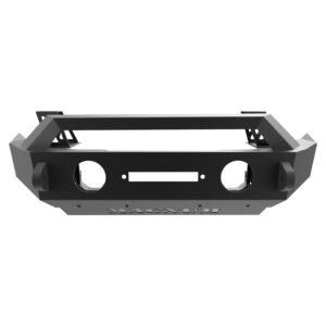 Magnum - FBM21JPN-RT - Front Stubby Winch Ready Bumpers Black Textured Alloy Steel - 07-18 Jeep Wrangler JK/JKU