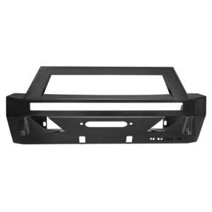 Magnum - FBM75TYN-RT - Front Stubby Winch Ready Bumpers Black Textured Alloy Steel - 14-24 Toyota 4Runner Note: Not Compatible with Limited, Nightshade and TRD Sport Models. Optional RT bar installed could cause interference with TSS equipped models