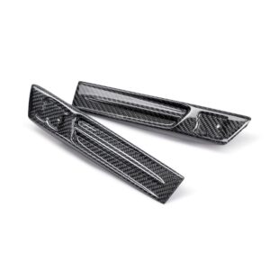 Seibon Carbon, FDL0910NSGTR, Carbon fiber fender duct logo for 2009-2010 Nissan GTR