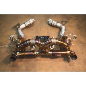 Ferrari 488 GTB Valved RACE Exhaust System - Free Flow Front Pipes