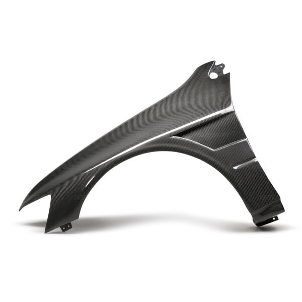 Seibon Carbon, FF0305MITEVO8, Carbon fiber fenders for 2003-2006 Mitsubishi Lancer EVO8 (10mm Wider)