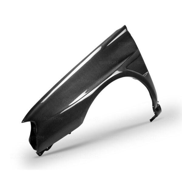 Seibon Carbon, FF0405SBIMP, Carbon fiber fenders for 2004-2005 Subaru Impreza/WRX/STi (10mm Wider)