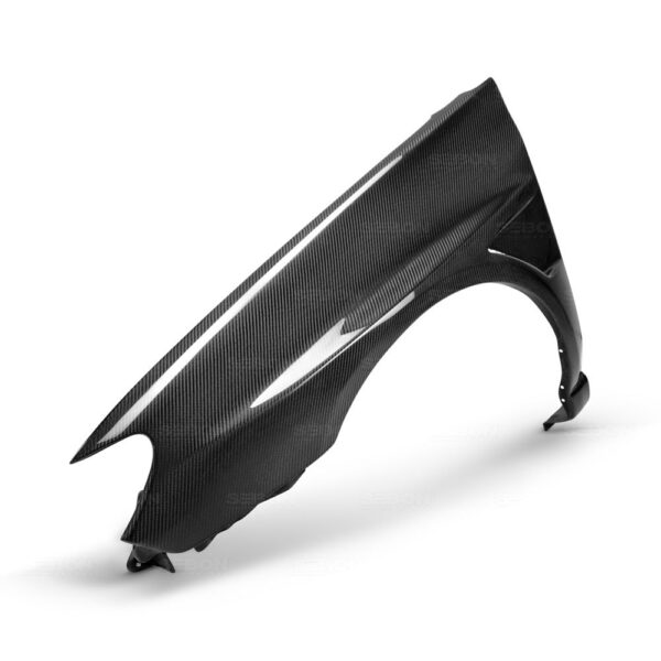 Seibon Carbon, FF0607SBIMP, Carbon fiber fenders for 2006-2007 Subaru Impreza/WRX/STi (10mm Wider)