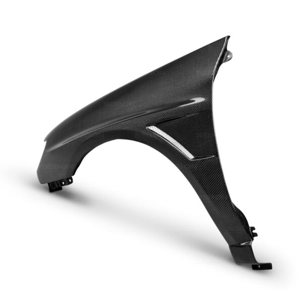 Seibon Carbon, FF0607SBIMP, Carbon fiber fenders for 2006-2007 Subaru Impreza/WRX/STi (10mm Wider)