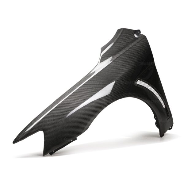 Seibon Carbon, FF0809MITEVOX, Carbon fiber fenders for 2008 -2015 Mitsubishi Lancer EVO X (10mm Wider)