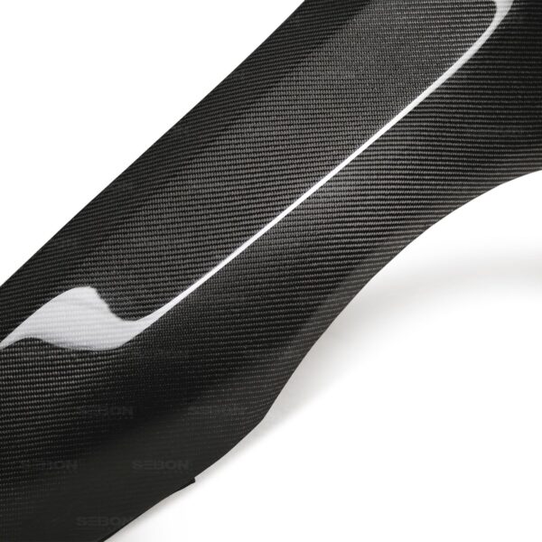 Seibon Carbon, FF0809MITEVOX, Carbon fiber fenders for 2008 -2015 Mitsubishi Lancer EVO X (10mm Wider)