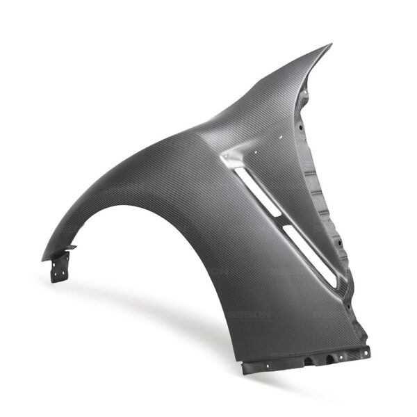 Seibon Carbon, FF0910NSGTR-OE-DRY, OEM-style DRY CARBON front fenders for 2009-2010 Nissan GTR*ALL DRY CARBON PRODUCTS ARE MATTE FINISH