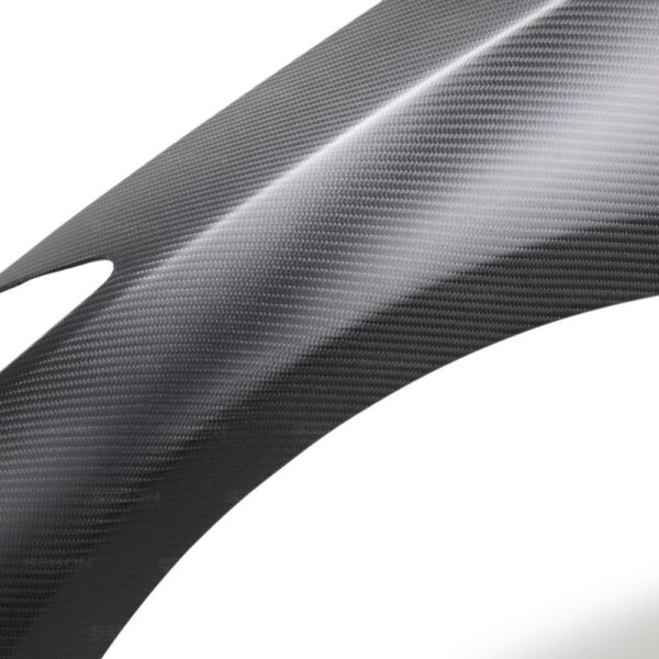 Seibon Carbon, FF0910NSGTR-OE-DRY, OEM-style DRY CARBON front fenders for 2009-2010 Nissan GTR*ALL DRY CARBON PRODUCTS ARE MATTE FINISH