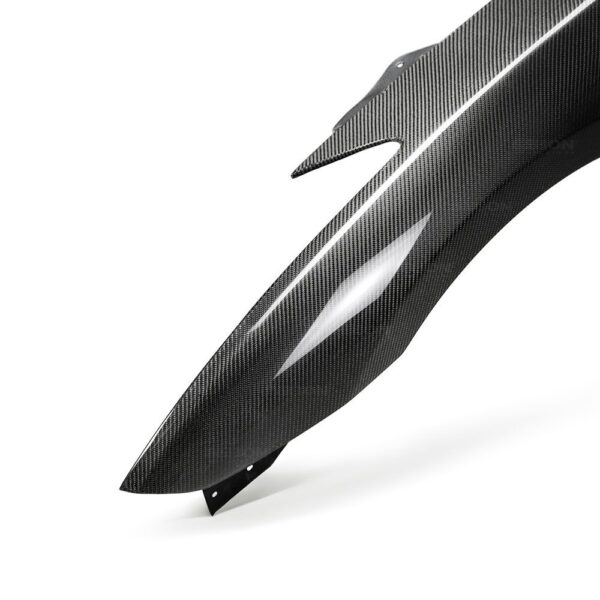Seibon Carbon, FF0910NSGTR-OE, OEM-style carbon fiber front fenders for 2009-2010 Nissan GTR