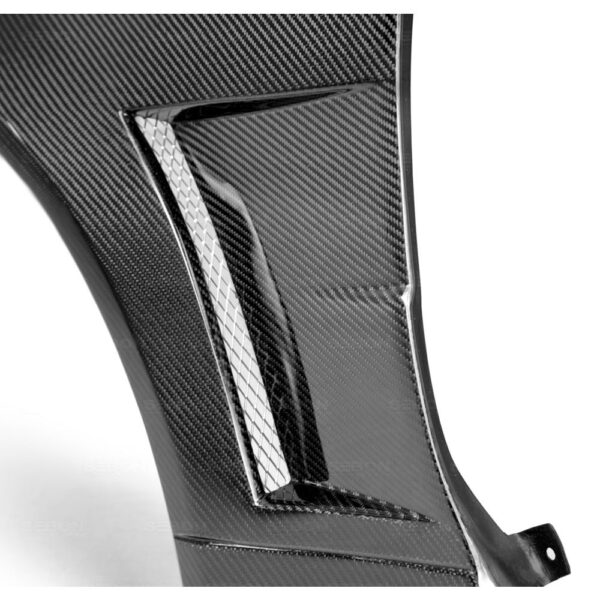 Seibon Carbon, FF9901NSR34-NSW, NSW-style carbon fiber fenders for 1999-2001 Nissan Skyline R34 (10 mm wider)