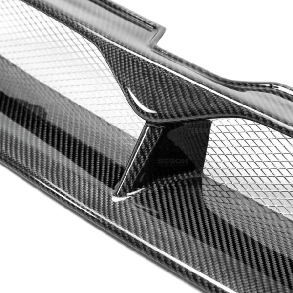 Seibon Carbon, FG0203SBIMP-CW, CW-style carbon fiber front grille for 2002-2003 Subaru Impreza / WRX