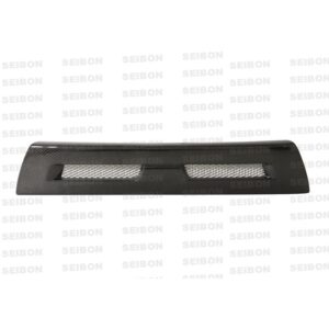 Seibon Carbon, FG0809MITEVOX-S, Carbon fiber front grille for 2008-2015 Mitsubishi Lancer EVO X