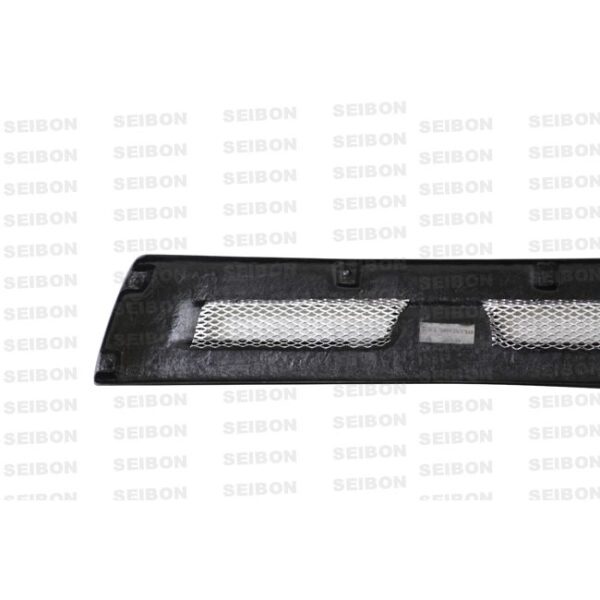 Seibon Carbon, FG0809MITEVOX-S, Carbon fiber front grille for 2008-2015 Mitsubishi Lancer EVO X
