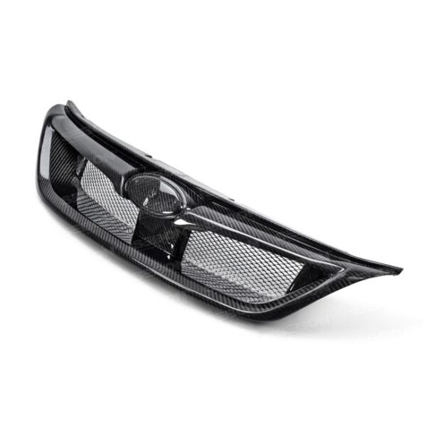 Seibon Carbon, FG0809SBIMP4D-STI, STI-style carbon fiber front grille for 2011-2014 Subaru WRX STi