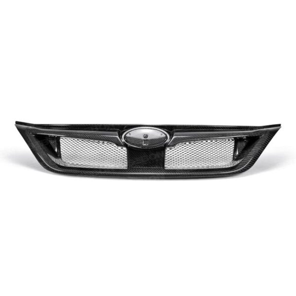 Seibon Carbon, FG0809SBIMP4D-STI, STI-style carbon fiber front grille for 2011-2014 Subaru WRX STi