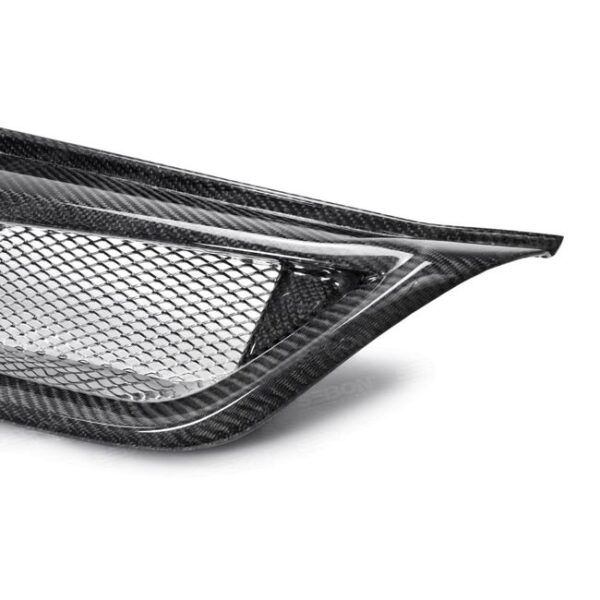 Seibon Carbon, FG0809SBIMP4D-STI, STI-style carbon fiber front grille for 2011-2014 Subaru WRX STi