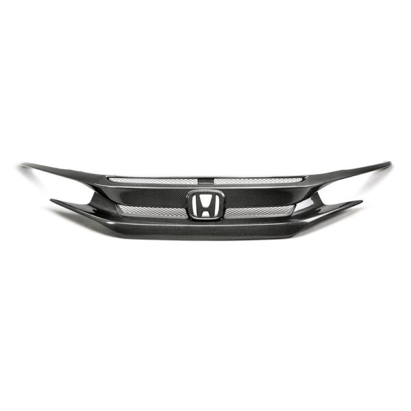 Seibon Carbon, FG16HDCV4D, OE-style carbon fiber front grille for 2016-2020 Honda Civic