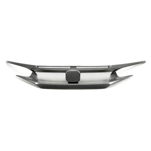 Seibon Carbon, FG17HDCVR-CV, CV-style carbon fiber front grille for 2017-2020 Honda Civic Type R