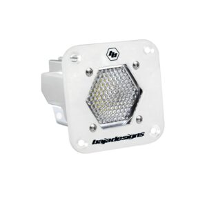 S1 White Flush Mount Auxiliary Light Pod