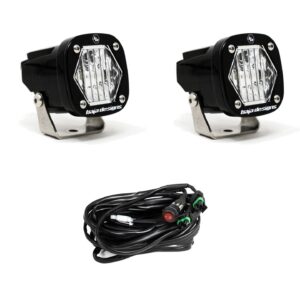 S1 Black LED Auxiliary Light Pod Pair
