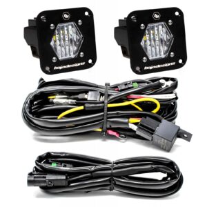 S1 Black Flush Mount LED Light Pod Reverse Kit