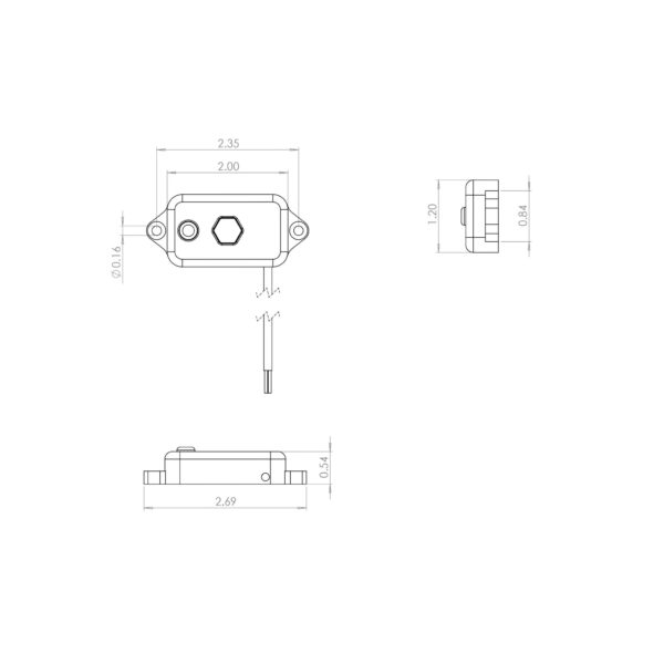 LED Dome Light with Switch